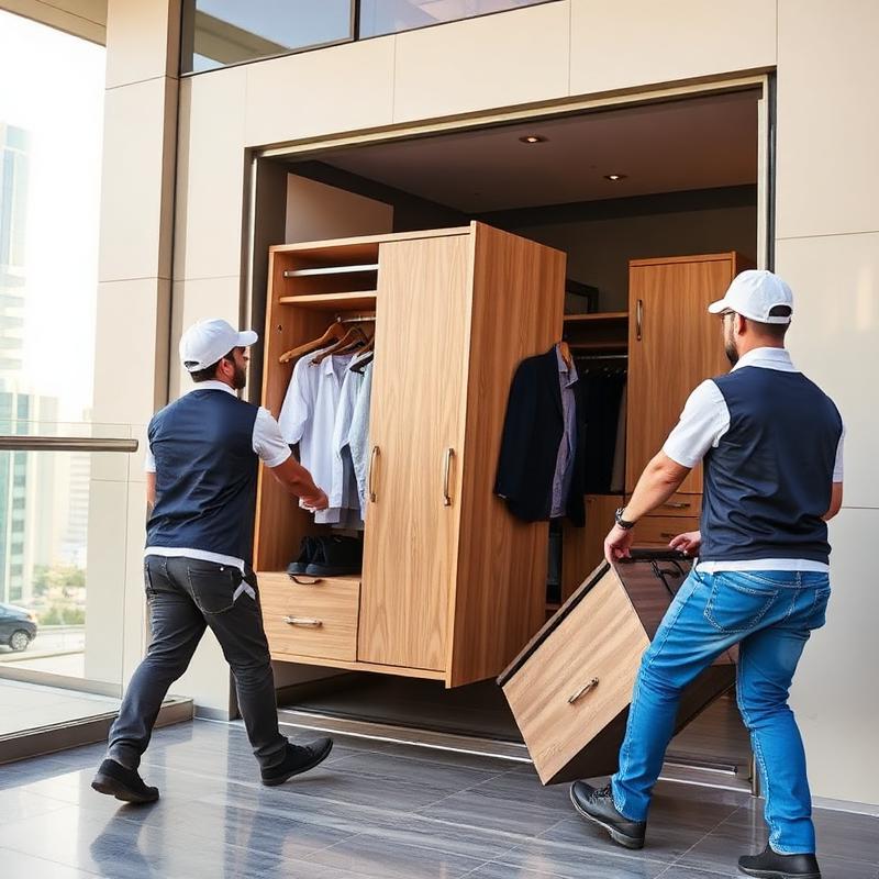 Furniture and wardrobe removal in Dubai